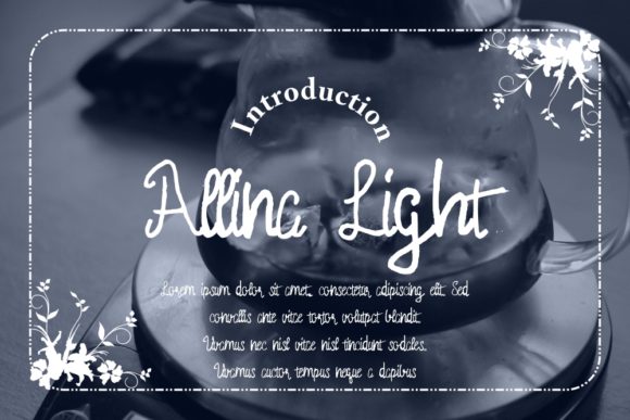 Allina Light: The Handwritten Font That Turns Campaigns Into Visual Standouts