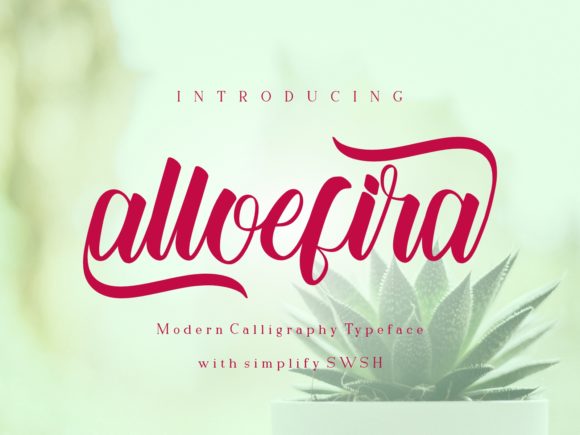 Alloefira: A Handwritten Font That Elevates Small Business Branding