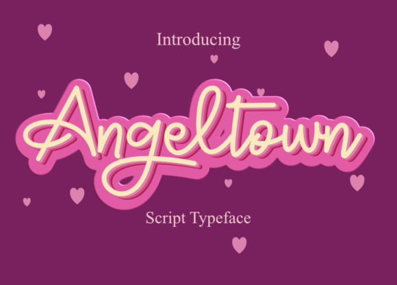 Angeltown Font Review: Friendly Script for Branding