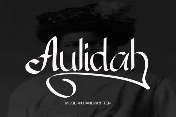Aulidah Font: Elegant Script for Small Business Branding