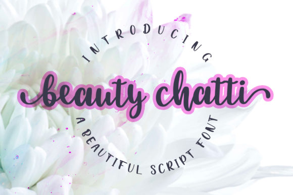 Beauty Chatti Font for Handmade Crafts and Joyful Designs