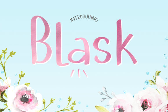 Blask: A Quirky Handwritten Font for Editorial Design and Digital Publishing