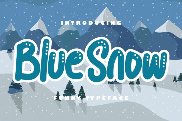 Blue Snow Font Review: A Playful Script for Branding
