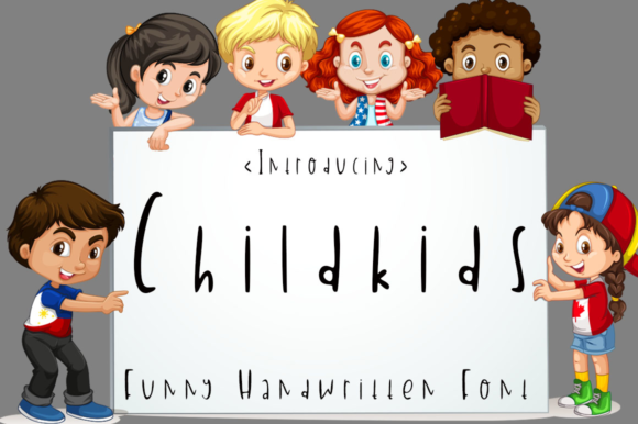 Childkids: A Cute Handwritten Font for Playful Kids and School Branding Campaigns