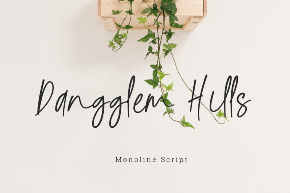 Dangglem Hills: A Script Handwritten Font for Timeless Brand Visuals