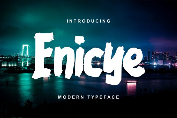 Enicye Font Review: Modern Handwritten Style for Makers