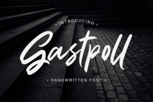 Gastpoll Font: Playful Script Handwritten Typography for Web Design