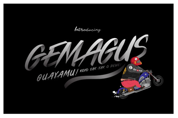Gemagus: A Versatile Handwritten Font for Crafters and Makers
