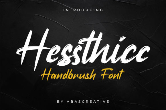 Hessthicc: A Handwritten Font That Elevates Campaign Visuals with Authentic Charm