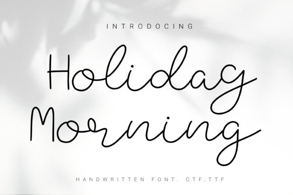 Holiday Morning Font: A Review for Editorial Design