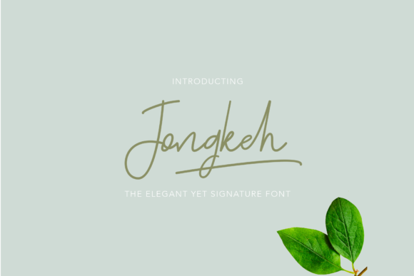 Jongkeh Font: Versatile Script Handwritten Branding