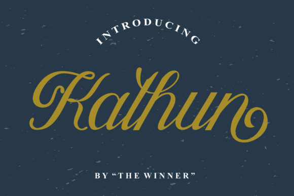 Kathun Font: Elevating Web Design with Classic Script Typography