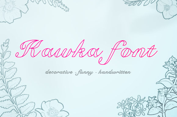Kawka Font Review: A Script Handwritten Choice for Campaigns