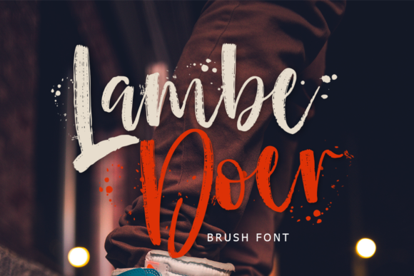 Lambe Doer: A Versatile Script Handwritten Font for Crafters and Makers