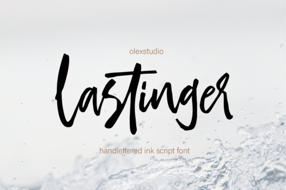 Lastinger Font: A Modern Handwritten Typeface for Small Business Branding