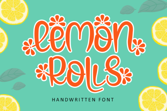 Lemon Rolls: A Cute Handwritten Font for Crafters and Makers
