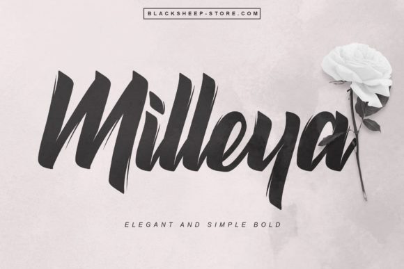 Milleya Font Review: Bold Script Handwritten Type for Campaigns