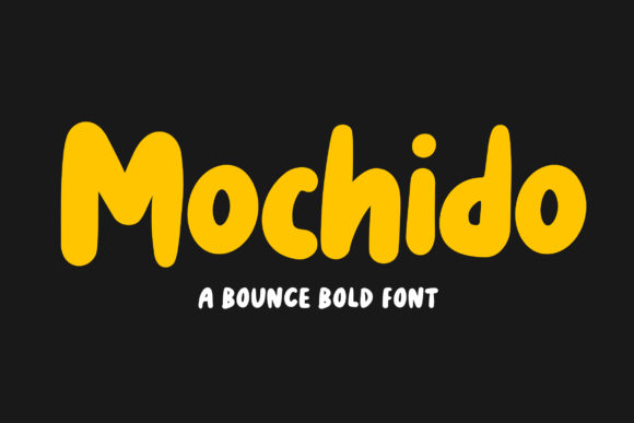 Mochido Font: Bold Handwritten Style for Editorial Design