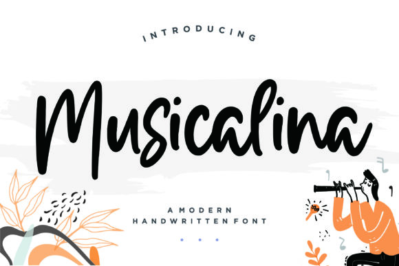 Musicalina: A Flowing Handwritten Font for Elegant Campaign Design