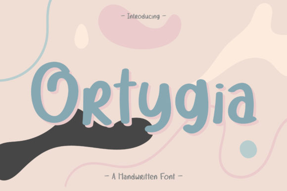 Ortygia: A Handwritten Font That Elevates Small Business Branding