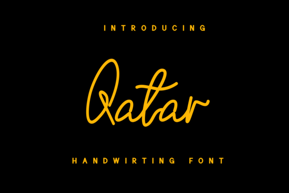 Qatar Font: A Playful Handwritten Typeface for Small Business Branding