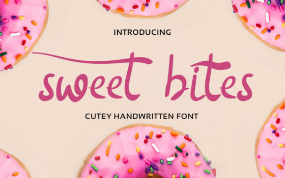 Sweet Bites Font: Quirky Handwritten Charm for Makers