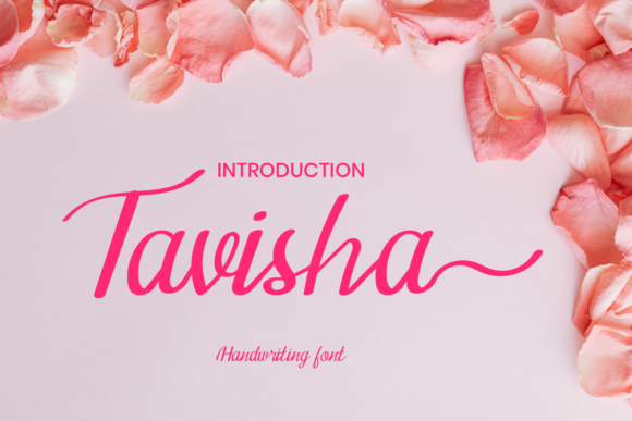 Tavisha: A Sweet Handwritten Font for Crafty Makers and Etsy Sellers