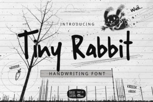 Tiny Rabbit Font Review: Playful Script Handwritten Type