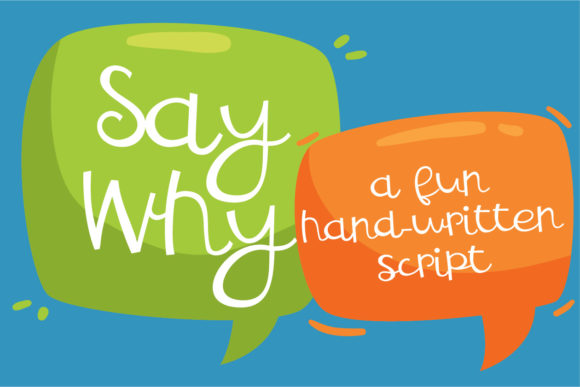 ZP Say Why: A Charming Handwritten Font for Creative Publishing Projects